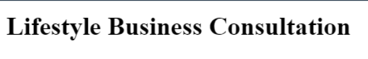 Lifestyle Business Consultation